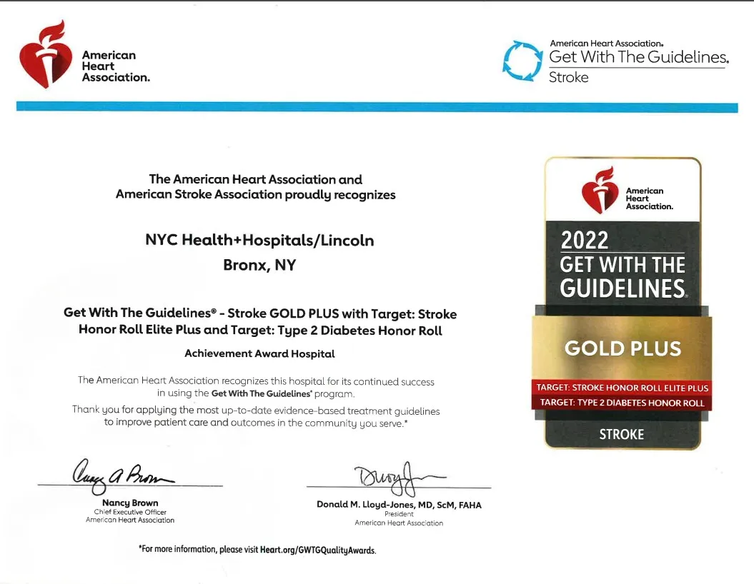 Another American Heart Association hospital award for Lincoln