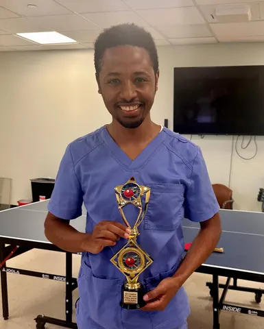 MEN’s CHAMPION: Dr. Woyessa Sida